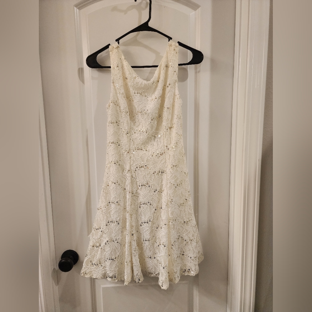 White Lace B. Darlin Dress